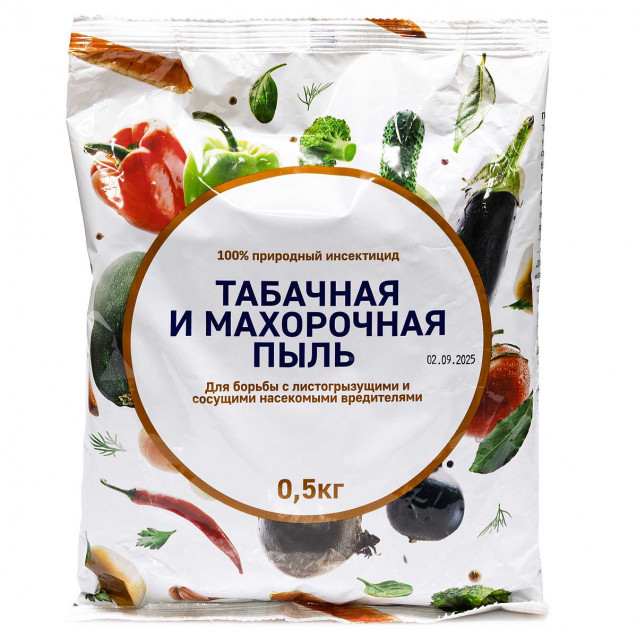 Пыль табачная и махорочная 0,5кг Садовита