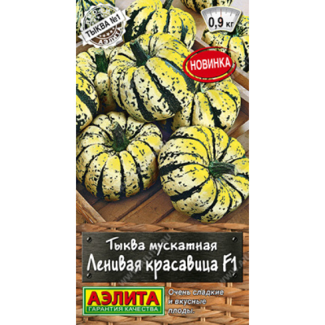 Семена Тыква Ленивая красавица 5шт мускатная Аэлита