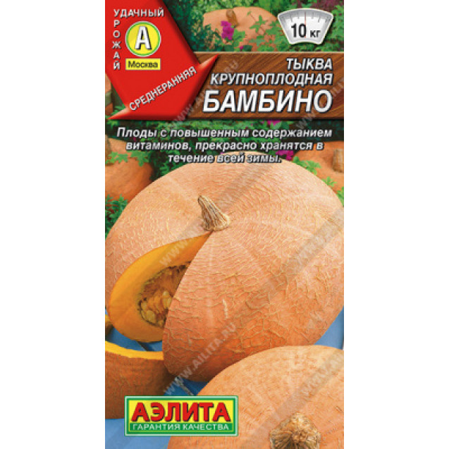 Семена Тыква Бамбино 1г крупноплодная Седек