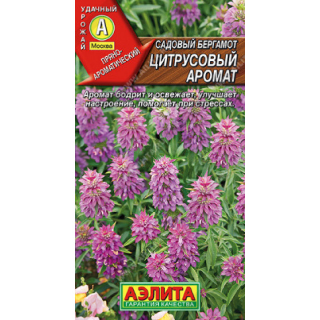 Семена Бергамот Цитрусовый аромат садовый 0,02г Аэлита