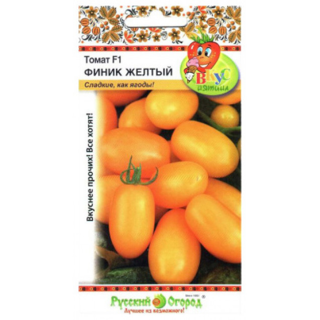 Семена Томат Финик желтый 15шт (Вкуснятина) Русский огород