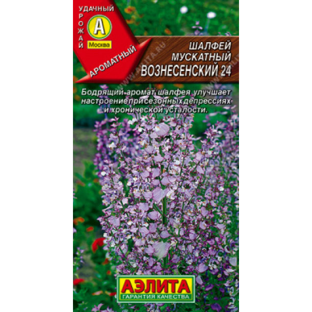 Семена Шалфей Вознесенский мускатный 0,2г Аэлита